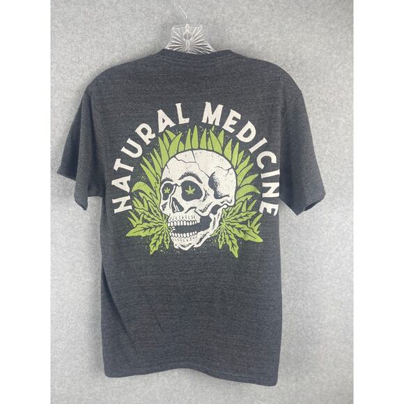 Return to Sender Natural Medicine Weed T Shirt‎ Men's Size S Gray NWOT - Picture 2 of 5